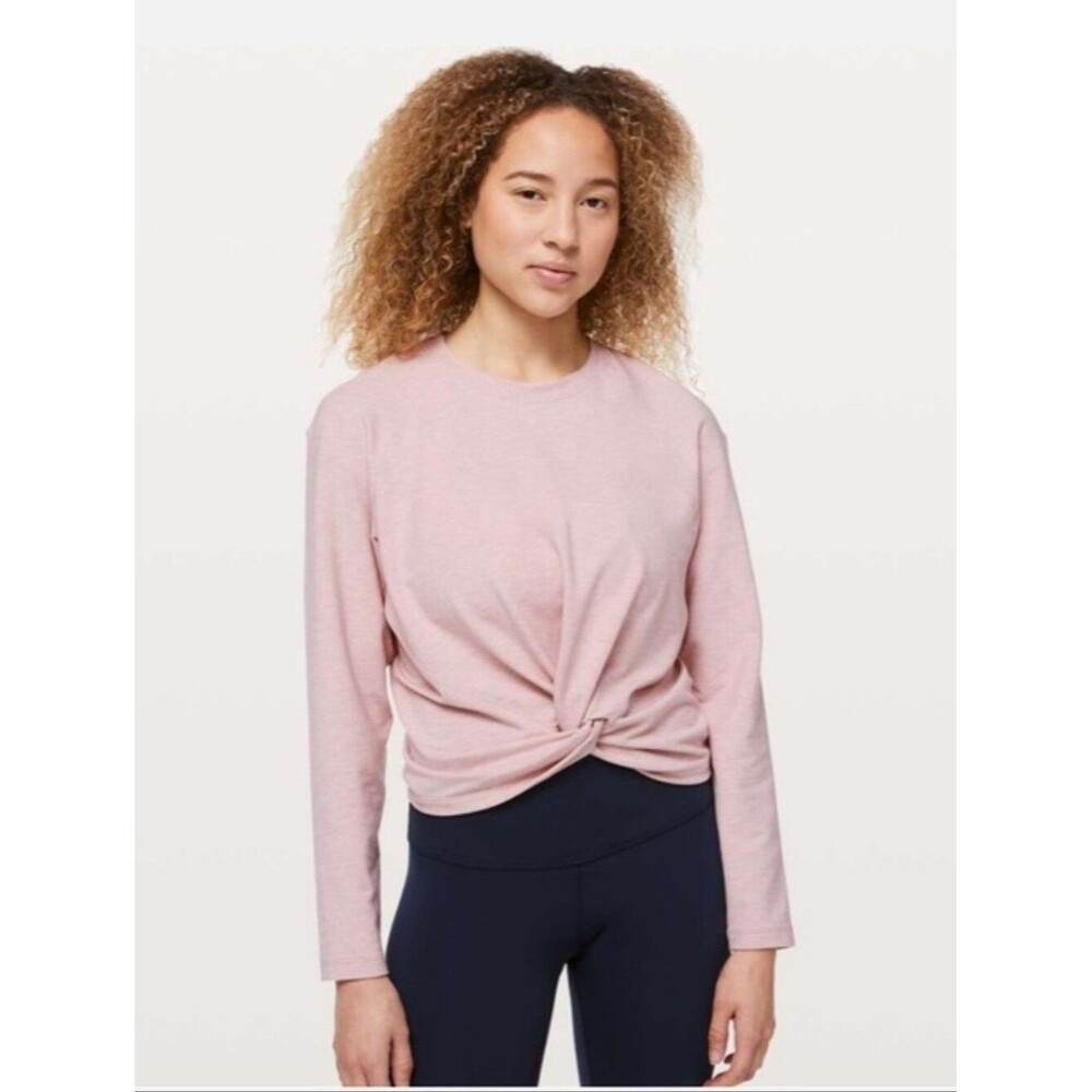 Lululemon Tuck & Gather Pullover Pink Size 8